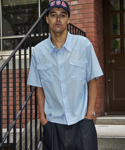 kutir(クティール)の「ASSORTED RING SNAP WESTERN SHIRT/アソートリングスナップウエスタンシャツ(シャツ/ブラウス・メンズ・ボルドー/グリーン/オフホワイト/ライトブルー・MEDIUM/LARGE)」の7枚目の写真