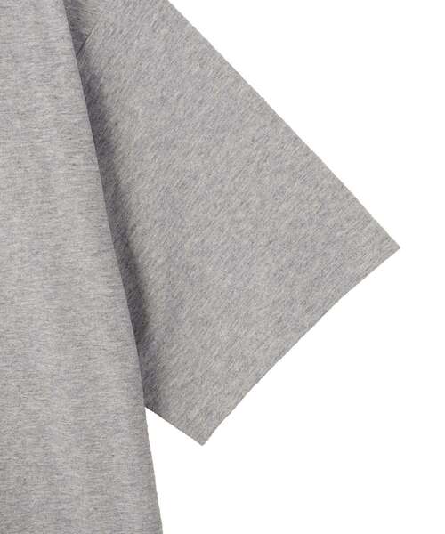 Green Parks(グリーンパークス)の「【適ON】【遮熱・接触冷感・UVカット・吸水速乾】箔プリントロゴTシャツ(Tシャツ/カットソー・レディース・オフホワイト/杢グレー/チャコールグレー・FREE)」の8枚目の写真