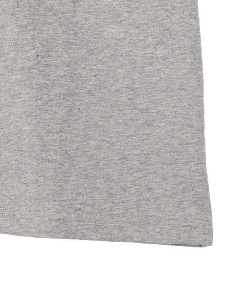 Green Parks(グリーンパークス)の「【適ON】【遮熱・接触冷感・UVカット・吸水速乾】箔プリントロゴTシャツ(Tシャツ/カットソー・レディース・オフホワイト/杢グレー/チャコールグレー・FREE)」の9枚目の写真