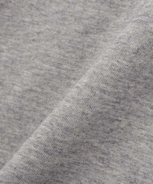 Green Parks(グリーンパークス)の「【適ON】【遮熱・接触冷感・UVカット・吸水速乾】箔プリントロゴTシャツ(Tシャツ/カットソー・レディース・オフホワイト/杢グレー/チャコールグレー・FREE)」の13枚目の写真