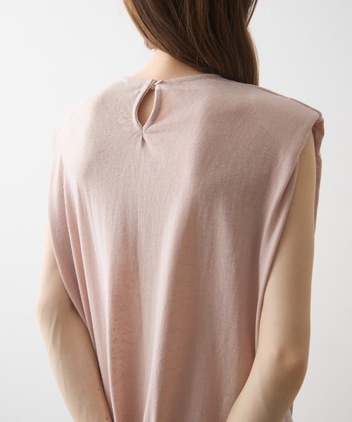 Crisp（クリスプ）の「power shoulder cut onepiece / パワーショルダーカットワンピース（ワンピース・レディース・ピンク/ブラウン・FREE）」の21枚目の写真