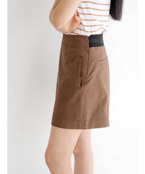 NITINA(ニティナ)の「ベーシックスティッチショートパンツBR(その他パンツ・レディース・ブラウン・SMALL/MEDIUM)」の3枚目の写真