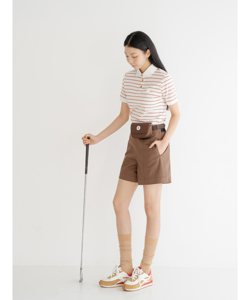 NITINA(ニティナ)の「ベーシックスティッチショートパンツBR(その他パンツ・レディース・ブラウン・SMALL/MEDIUM)」の5枚目の写真
