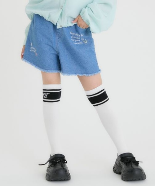セール】レタリング刺しゅうショートパンツ（その他パンツ）｜PINK
