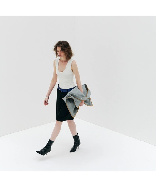 CONZ(コンズ)の「ITTI-MARY FLAP INSIDEOUT SHOULDER - M / HYOMA(ショルダーバッグ・メンズ・インディゴブルー/ブラック・M)」の8枚目の写真