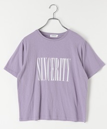 LEPSIM | フロッキーロゴプリントT 787868(Tシャツ/カットソー)