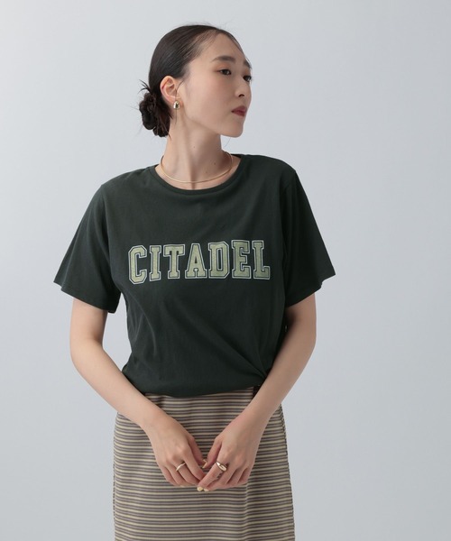 LEPSIM(レプシィム)の「フロッキーロゴプリントT 787868(Tシャツ/カットソー・レディース・パープル/チャコールグレー/オフホワイト・FREE)」の18枚目の写真