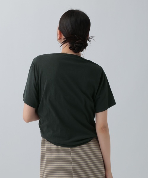 LEPSIM(レプシィム)の「フロッキーロゴプリントT 787868(Tシャツ/カットソー・レディース・パープル/チャコールグレー/オフホワイト・FREE)」の21枚目の写真