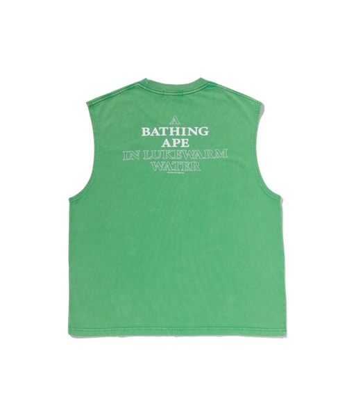 A BATHING APE（アベイシングエイプ）の「HEAVY WASH APE HEAD CROPPED FIT TANK TOP（タンクトップ・メンズ・ブラック・LARGE/MEDIUM/XX-LARGE/SMALL/X-LARGE）」の3枚目の写真