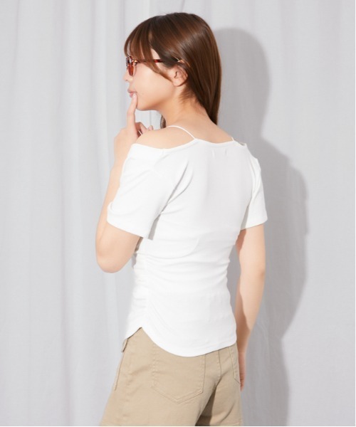 GORGE(ゴージ)の「《ドレープデザイン》カットソー/韓国フェミニン/全3色(Tシャツ/カットソー・レディース・ブラック/オフホワイト/グレー・F)」の17枚目の写真