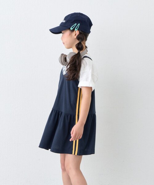 CIAOPANIC TYPY(チャオパニックティピー)の「【KIDS】Wサイドラインランジェリーレースキャミチュニック(ZOZO限定)(タンクトップ・キッズ・ブラック/ネイビー・110/130/150)」の17枚目の写真