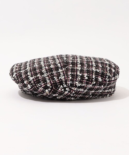 セール】MAISON MICHEL New BillyVichy ツイードベレー（ハンチング