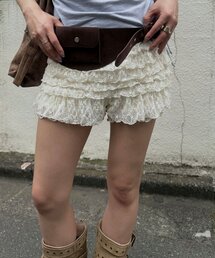 mline（エムライン）の「【トレンドライク】[mline]フリルショートミニ（その他パンツ）」