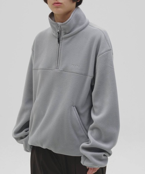 TODAYFUL（トゥデイフル）の「TODAYFUL　Halfzip Fleece Pullover ハーフジップフリースプルオーバー/12620607（スウェット・レディース・ダークブラウン/ブルー系その他・ONE SIZE）」の2枚目の写真