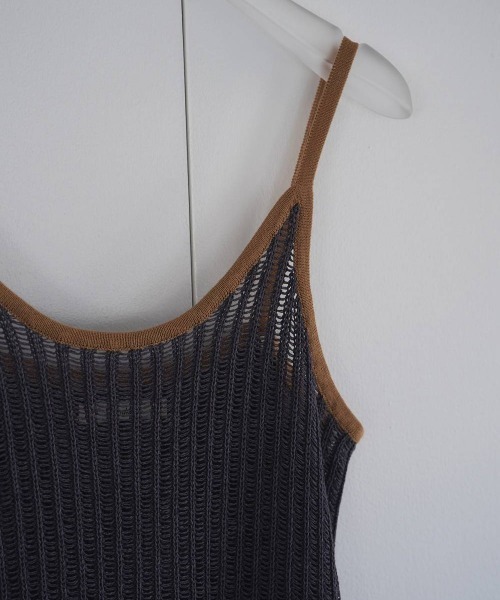 anuke（アンヌーク）の「anuke Piping Cami Onepiece（ワンピース・レディース・ベージュ/ネイビー・38/36）」の12枚目の写真