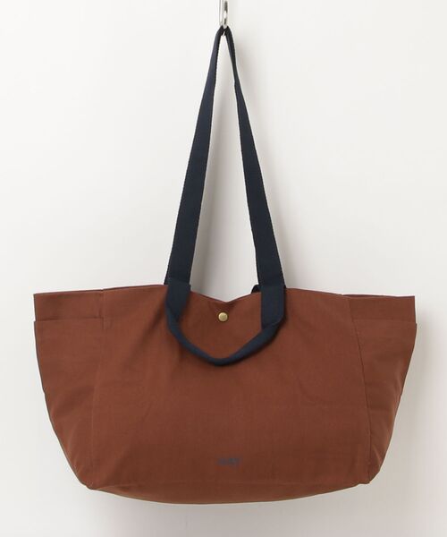 HAY(ヘイ)の「HAY / ヘイ Weekend Bag Organic Small オーガニックコットン 2WAY トートバッグ(トートバッグ・レディース・チョコ/ナチュラル・FREE)」の12枚目の写真