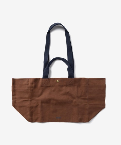 HAY(ヘイ)の「HAY / ヘイ Weekend Bag Organic Small オーガニックコットン 2WAY トートバッグ(トートバッグ・レディース・チョコ/ナチュラル・FREE)」の3枚目の写真