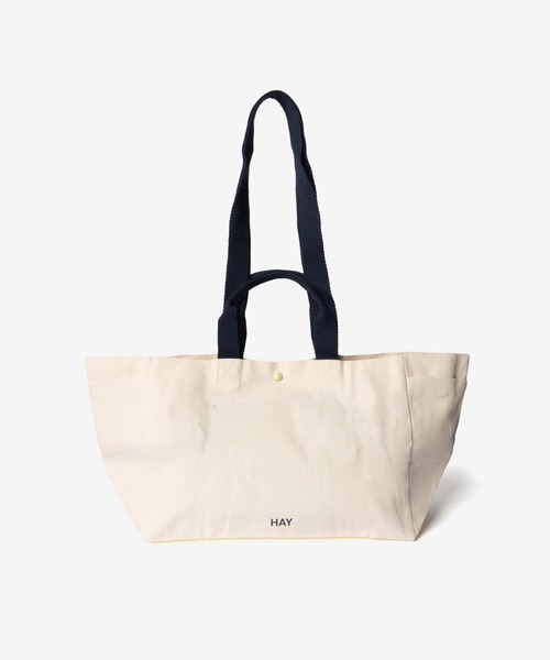 HAY(ヘイ)の「HAY / ヘイ Weekend Bag Organic Small オーガニックコットン 2WAY トートバッグ(トートバッグ・レディース・チョコ/ナチュラル・FREE)」の18枚目の写真