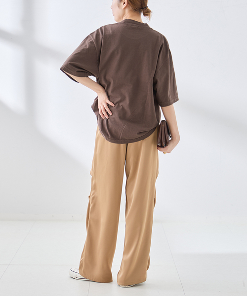 is-ness(イズネス)の「ISNESS MUSIC/イズネス ミュージック 別注 TECNO Tシャツ(Tシャツ/カットソー・レディース・ブラウン・SMALL)」の15枚目の写真