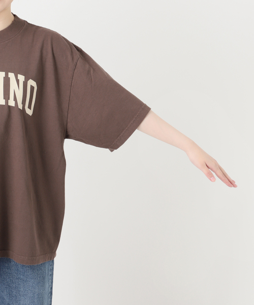 is-ness(イズネス)の「ISNESS MUSIC/イズネス ミュージック 別注 TECNO Tシャツ(Tシャツ/カットソー・レディース・ブラウン・SMALL)」の7枚目の写真