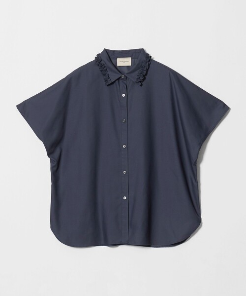 UNITED ARROWS(ユナイテッドアローズ)の「ミニフリル シャツ(シャツ/ブラウス・レディース・ネイビー/オフホワイト/その他7・FREE)」の19枚目の写真