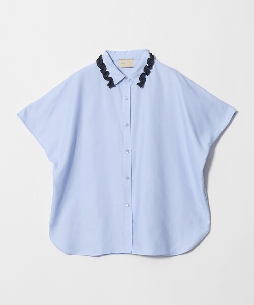 UNITED ARROWS(ユナイテッドアローズ)の「ミニフリル シャツ(シャツ/ブラウス・レディース・ネイビー/オフホワイト/その他7・FREE)」の22枚目の写真