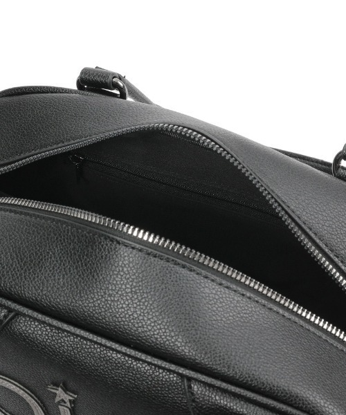 COIRIS(コイリス)の「◇COIRIS◇ブランド直輸入正規品/RODIC レザーパッチワーク ボウリングバッグ RODIC LEATHER PATCHWORK BOWLING BAG(ボストンバッグ・レディース・ブラック/レッド・FREE)」の12枚目の写真