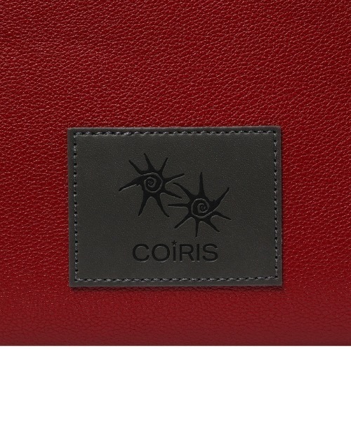 COIRIS(コイリス)の「◇COIRIS◇ブランド直輸入正規品/RODIC レザーパッチワーク ボウリングバッグ RODIC LEATHER PATCHWORK BOWLING BAG(ボストンバッグ・レディース・ブラック/レッド・FREE)」の4枚目の写真