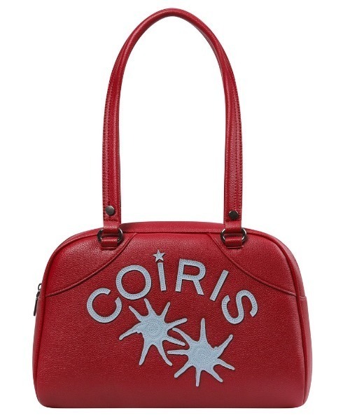 COIRIS(コイリス)の「◇COIRIS◇ブランド直輸入正規品/RODIC レザーパッチワーク ボウリングバッグ RODIC LEATHER PATCHWORK BOWLING BAG(ボストンバッグ・レディース・ブラック/レッド・FREE)」の8枚目の写真