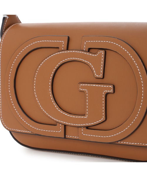 Guess(ゲス)の「RUBY Flap Shoulder Bag ハンドバッグ ショルダーバッグ(ハンドバッグ・レディース・キャメル/ブラック・ONE SIZE)」の12枚目の写真