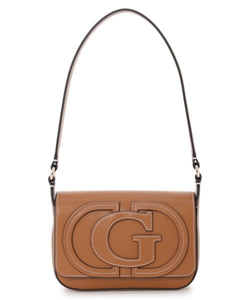 Guess(ゲス)の「RUBY Flap Shoulder Bag ハンドバッグ ショルダーバッグ(ハンドバッグ・レディース・キャメル/ブラック・ONE SIZE)」の8枚目の写真
