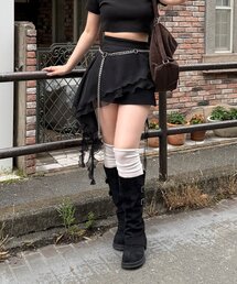 Mavie..7 | 【Mavie..7】レイヤード巻きスカート(スカート)