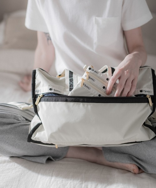LeSportsac（レスポートサック）の「『別注』LeSportsac×URBAN RESEARCH　3ZIP COSMETIC（その他小物・レディース・ベージュ/ブラック・-）」の10枚目の写真