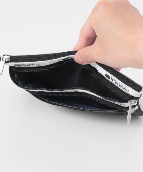 LeSportsac（レスポートサック）の「『別注』LeSportsac×URBAN RESEARCH　3ZIP COSMETIC（その他小物・レディース・ベージュ/ブラック・-）」の8枚目の写真