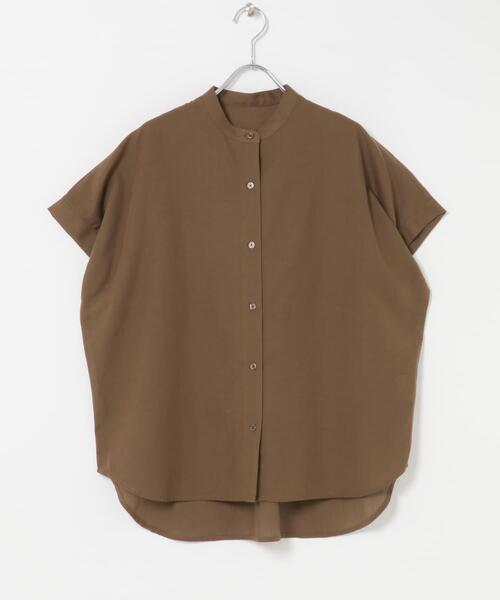 ITEMS URBANRESEARCH(アイテムズ アーバンリサーチ)の「『イージーケア』リネン混フレンチシャツ(シャツ/ブラウス・レディース・ブラウン/ベージュ/ストライプ・FREE)」の10枚目の写真