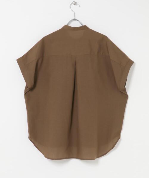 ITEMS URBANRESEARCH(アイテムズ アーバンリサーチ)の「『イージーケア』リネン混フレンチシャツ(シャツ/ブラウス・レディース・ブラウン/ベージュ/ストライプ・FREE)」の13枚目の写真