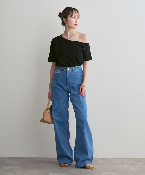 BAUM UND PFERDGARTEN(バウムウンドヘルガーデン)の「BAUM UND PFERDGARTEN/バウムウンドヘルガーデン NICETTE(デニムパンツ・レディース・ブルー・36/34)」の5枚目の写真