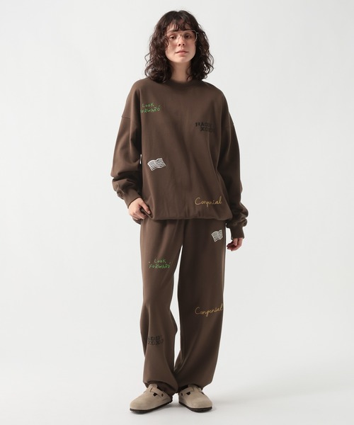 GEORGE'S(ジョージズ)の「【MENS】刺繍スウェットパンツ(スウェットパンツ・メンズ・杢グレー/ブラウン・MEDIUM/LARGE)」の19枚目の写真