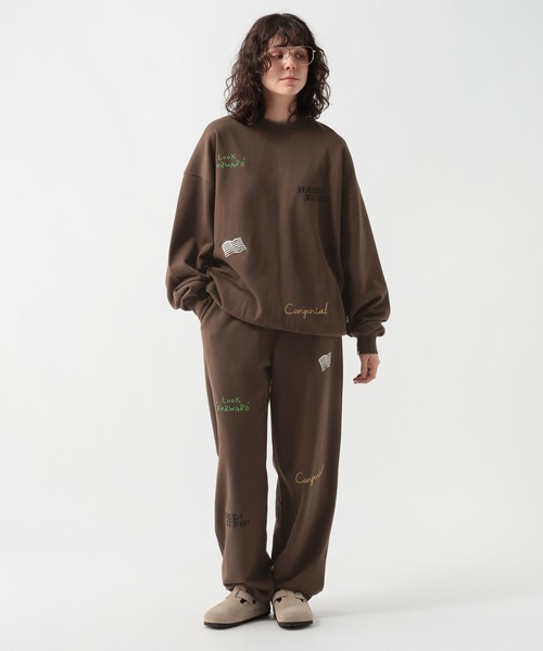 GEORGE'S(ジョージズ)の「【MENS】刺繍スウェットパンツ(スウェットパンツ・メンズ・杢グレー/ブラウン・MEDIUM/LARGE)」の21枚目の写真