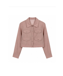 Sheer Summer Crop Jacket (4colors)