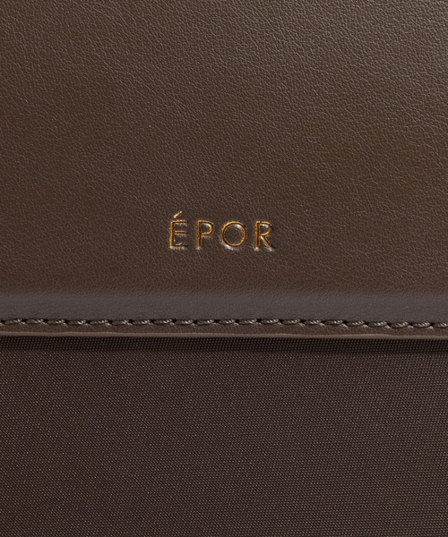 E'POR（エポール）の「【E'POR】BOAT BAG Medium/撥水・軽量・一部WEB限定カラー・26AW新色（ハンドバッグ・レディース・ベージュ/ダークブラウン/ブラック系その他/ブラック・FREE）」の16枚目の写真