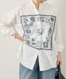 BEARDSLEY | 《7/10(金)20:00予約開始》アトリエスカーフプリントシャツ(シャツ/ブラウス)