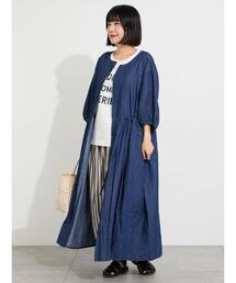 FILA☆ワンピース セール】＜FILA/フィラ＞カノコAラインフレアポロスキッパー