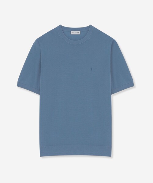 MACKINTOSH LONDON(マッキントッシュ ロンドン)の「【MINERALTEX】ニットTシャツ(ニット/セーター・メンズ・ブルー/グレー/ブラック・L/M/XL)」の3枚目の写真