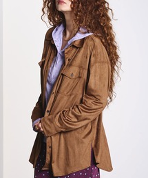 ROSE BUD | FAUX SUEDE SHIRT(シャツ/ブラウス)