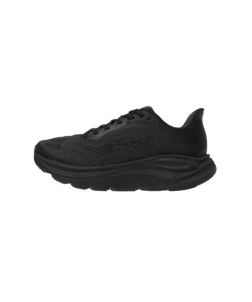 HOKA（ホカ）の「W CLIFTON 11 1176573-BBLC（スニーカー・メンズ・ブラック・24cm/23.5cm/25cm/23cm/24.5cm）」の2枚目の写真