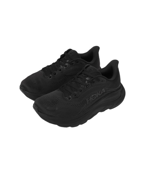 HOKA（ホカ）の「W CLIFTON 11 1176573-BBLC（スニーカー・メンズ・ブラック・24cm/23.5cm/25cm/23cm/24.5cm）」の3枚目の写真
