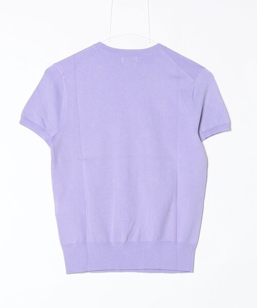 POLO RALPH LAUREN(ポロ ラルフ ローレン)の「ショートスリーブ クルーネック セーター(ニット/セーター・レディース・パープル・S/M/XS/L)」の7枚目の写真