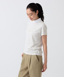 BEAMS GOLF（ビームスゴルフ）の「〈WOMEN〉PURPLE LABEL   スフィダンテ バイアスチェック モックネックシャツ（スウェット）」