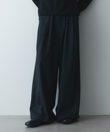 remer 26秋冬新作 - loose faded wide PT / 掠れ織りワイドパンツ
